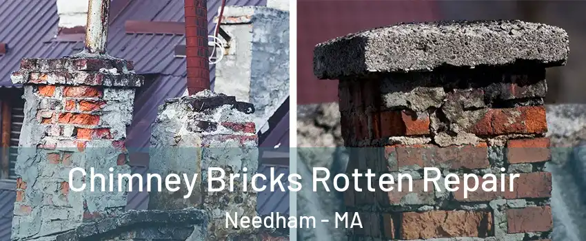  Chimney Bricks Rotten Repair Needham - MA