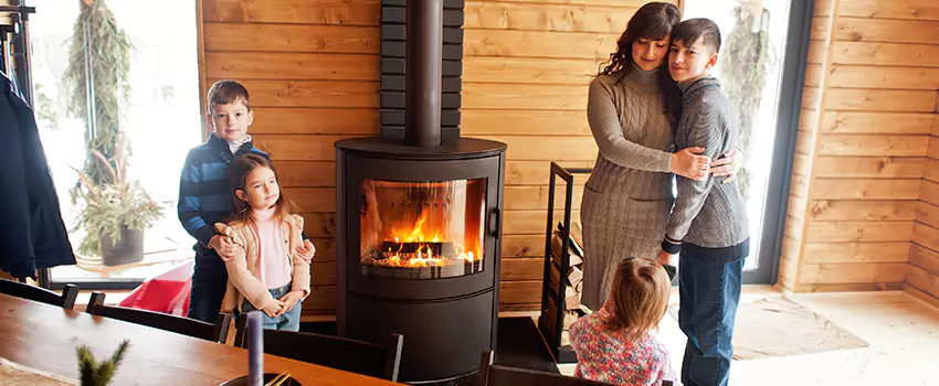 Morso Cast Iron Fireplace Insert Installation in Needham, Massachusetts