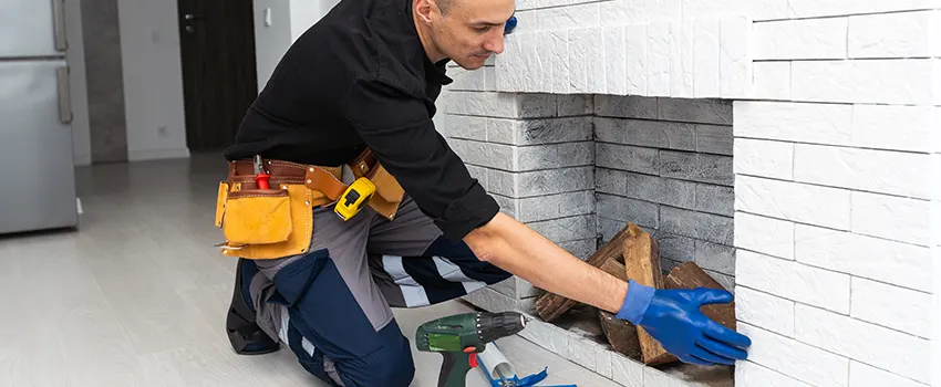 Fireplace Damaged Damper Frame Repair Services in Needham, Massachusetts