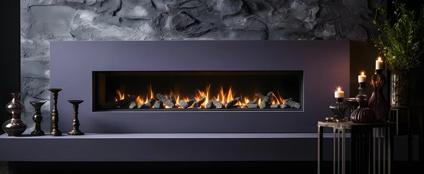Ember Bed for Ventless Gas Fireplace in Needham, MA